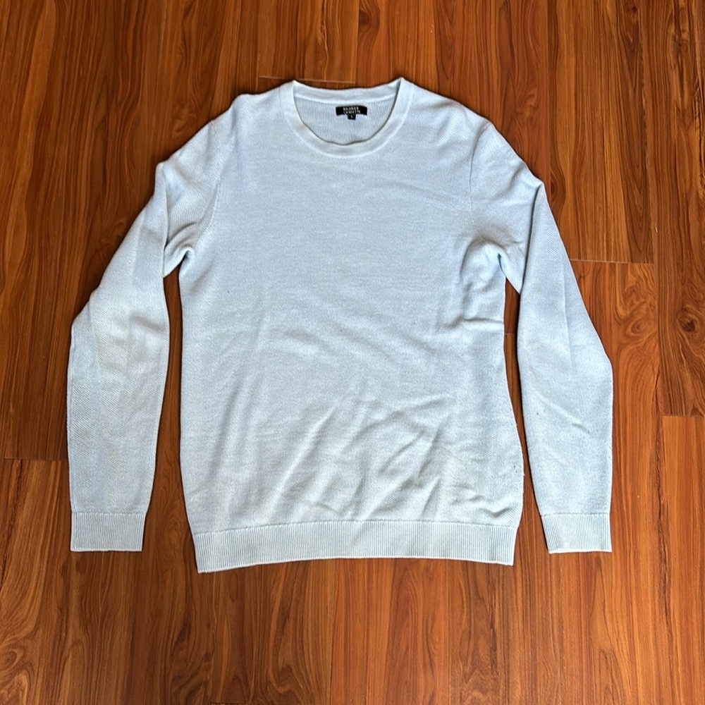 Light Blue Crew Neck Sweater